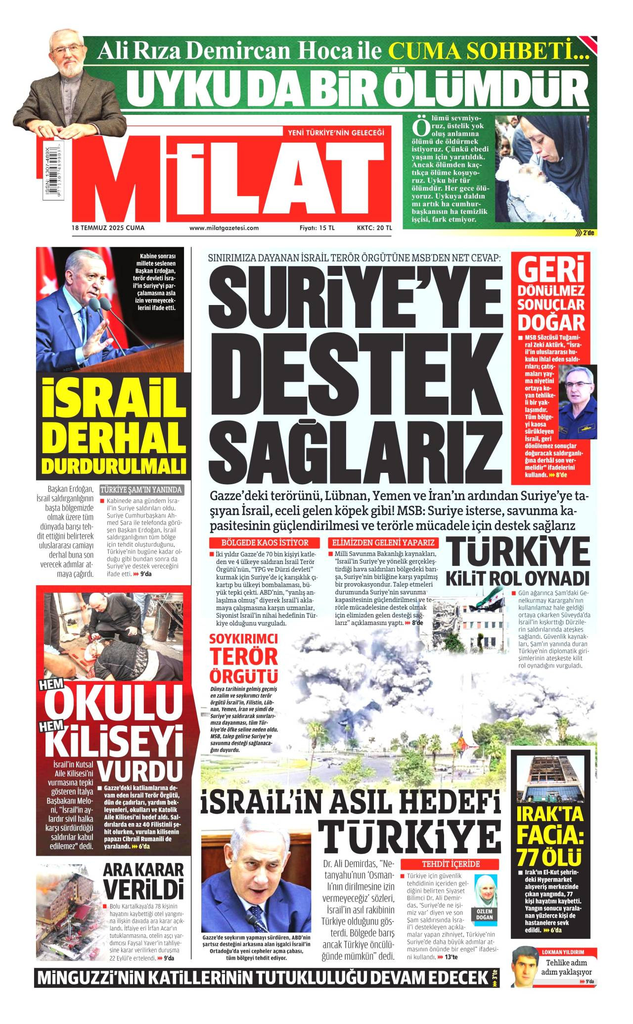 Milat gazetesi oku