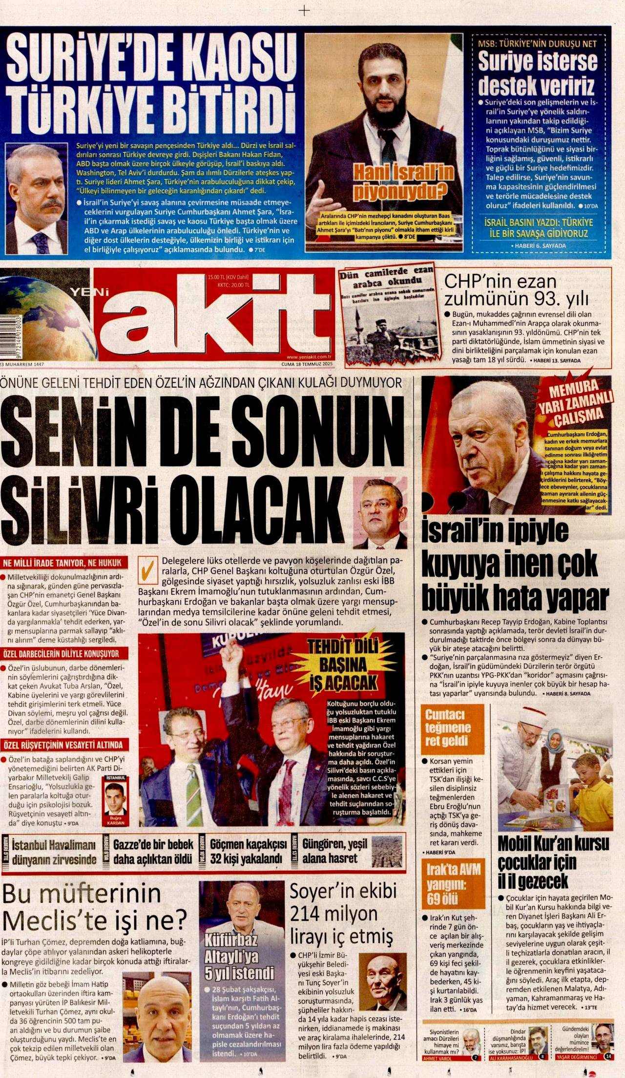 Yeni Akit gazetesi oku
