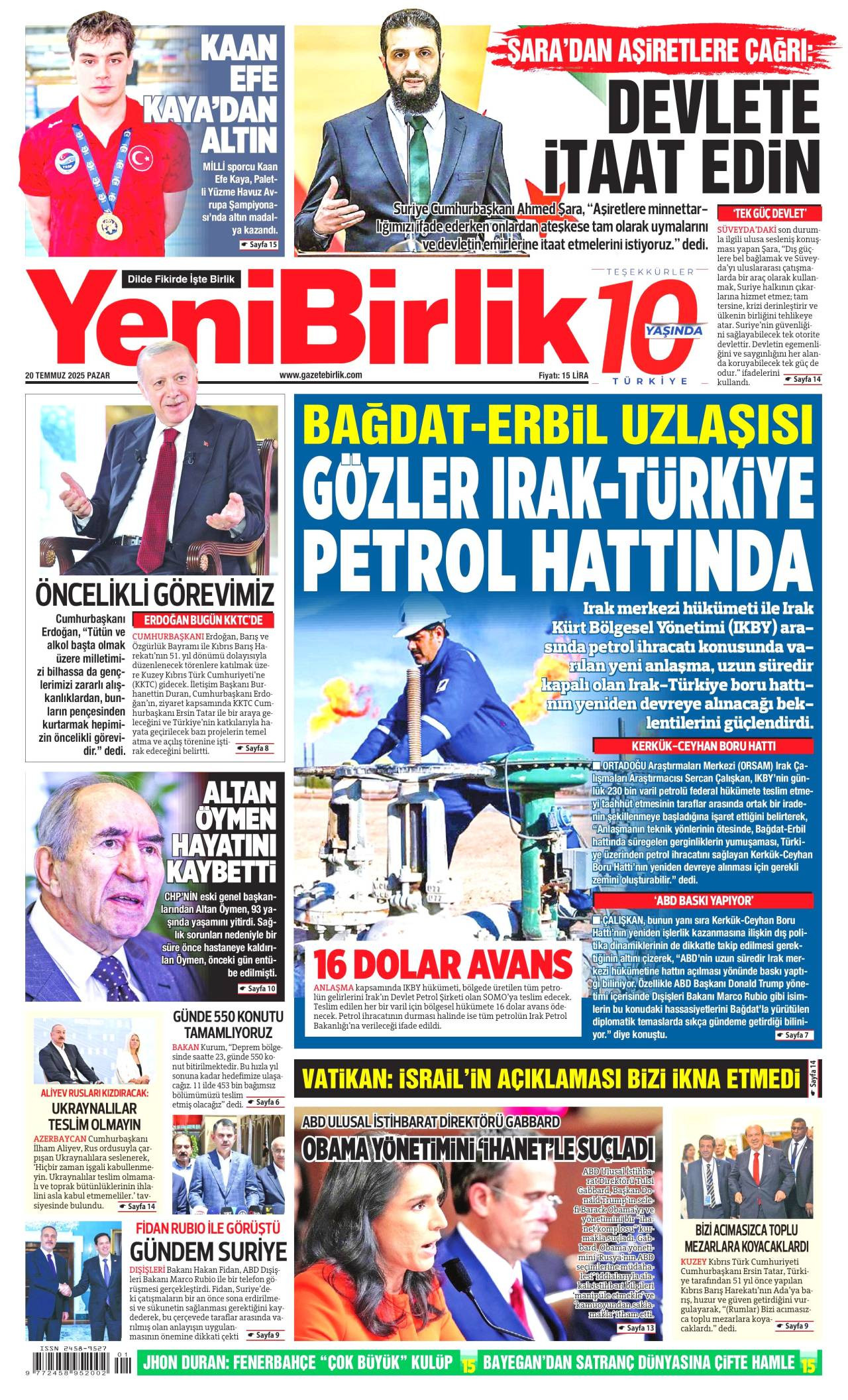 Yeni Birlik