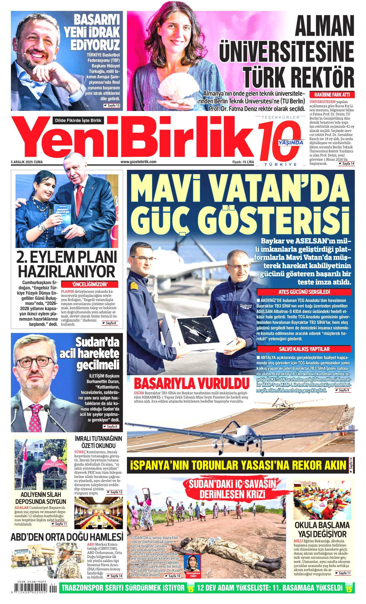 Yeni Birlik Gazetesi