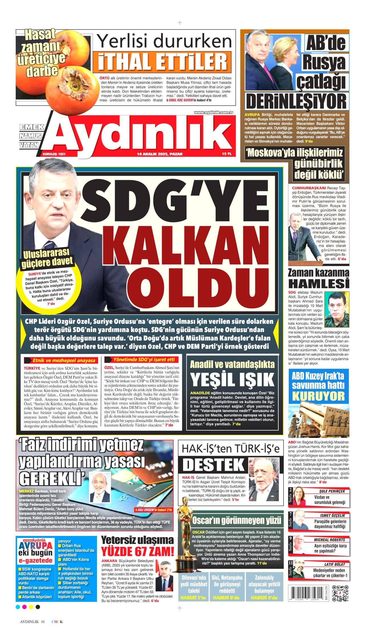 Aydınlık Gazetesi