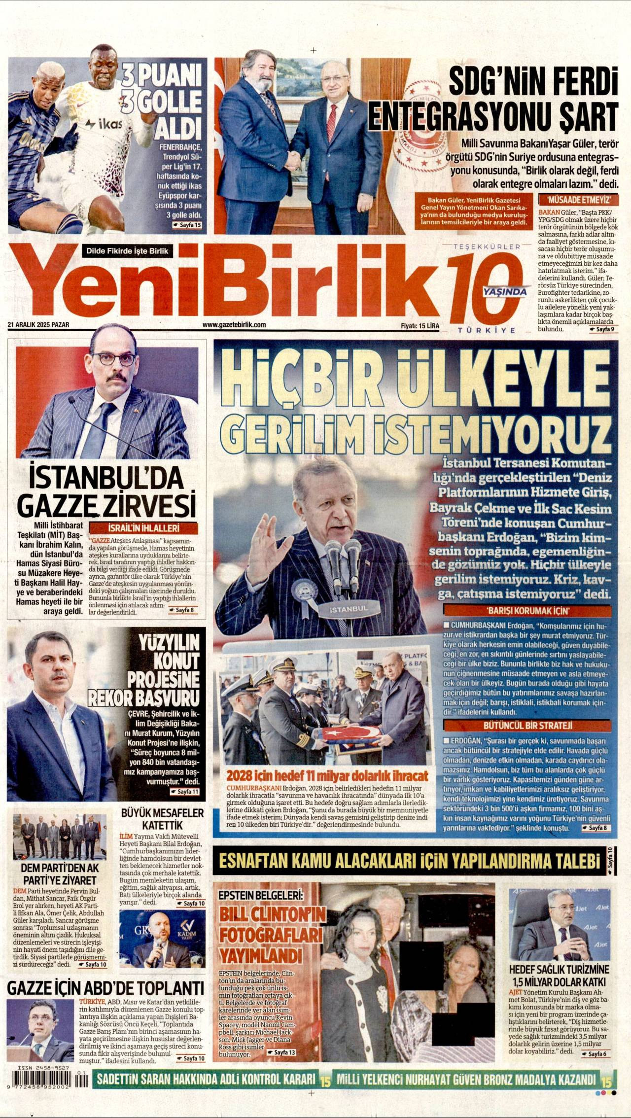 Yeni Birlik Gazetesi