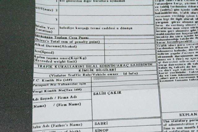 Hiç gitmediği Kırşehir'den ceza geldi