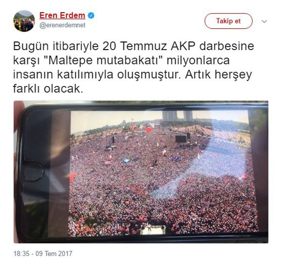 CHP'li vekiller Ak Parti mitinginin fotoğrafını kullandı! - Resim : 3