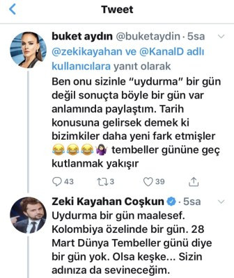 Buket Aydın fena trollendi! "Uydurduğumuz günü ciddiye alıp kutlayan Buket Aydın'a teşekkürler" - Resim : 2