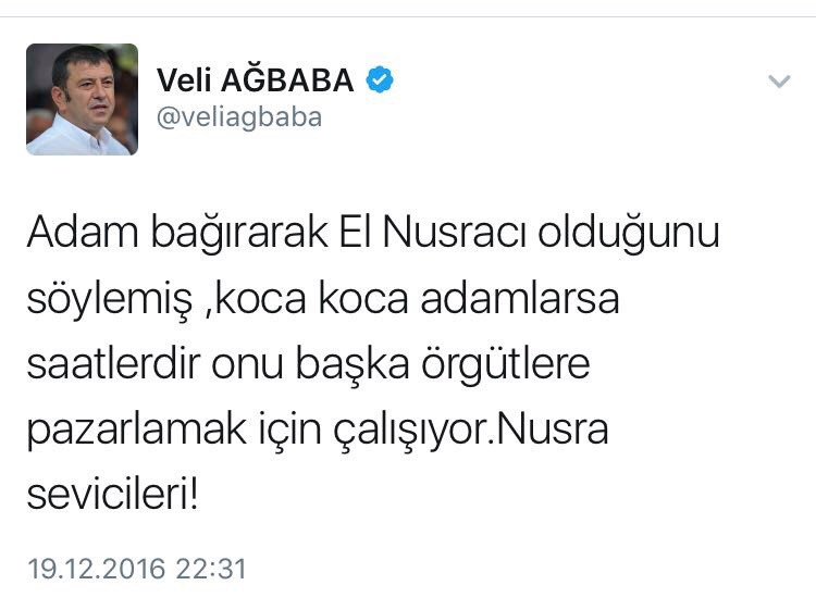 CHP Genel Başkan Yardımcısı Veli Ağbaba'dan skandal tweet! - Resim : 1