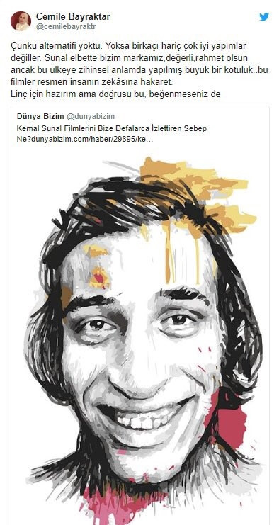 Ali Sunal'dan Cemile Bayraktar'a sert tepki... - Resim : 1