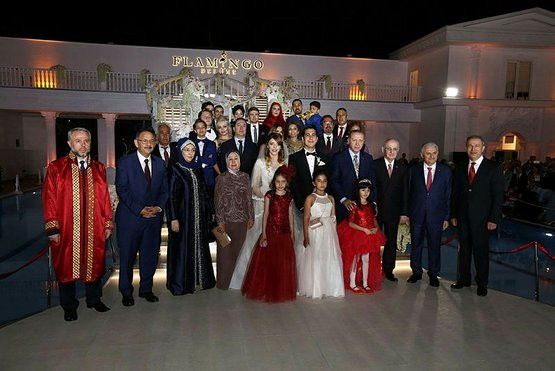 Çevre Bakanı Mehmet Özhaseki'nin kızı evlendi! Nikah şahidi Erdoğan oldu - Resim : 1